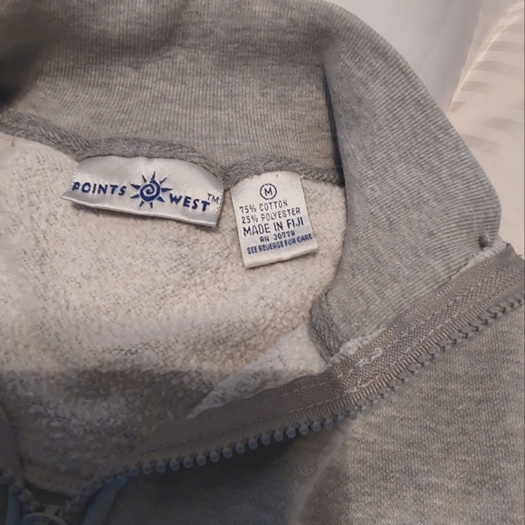 Points West top sweater  Medium sweatshirt - Picture 8 of 9